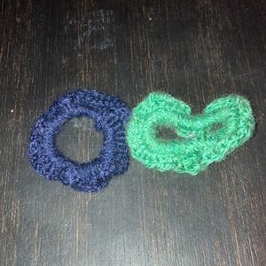 2 Homemade scrunchies